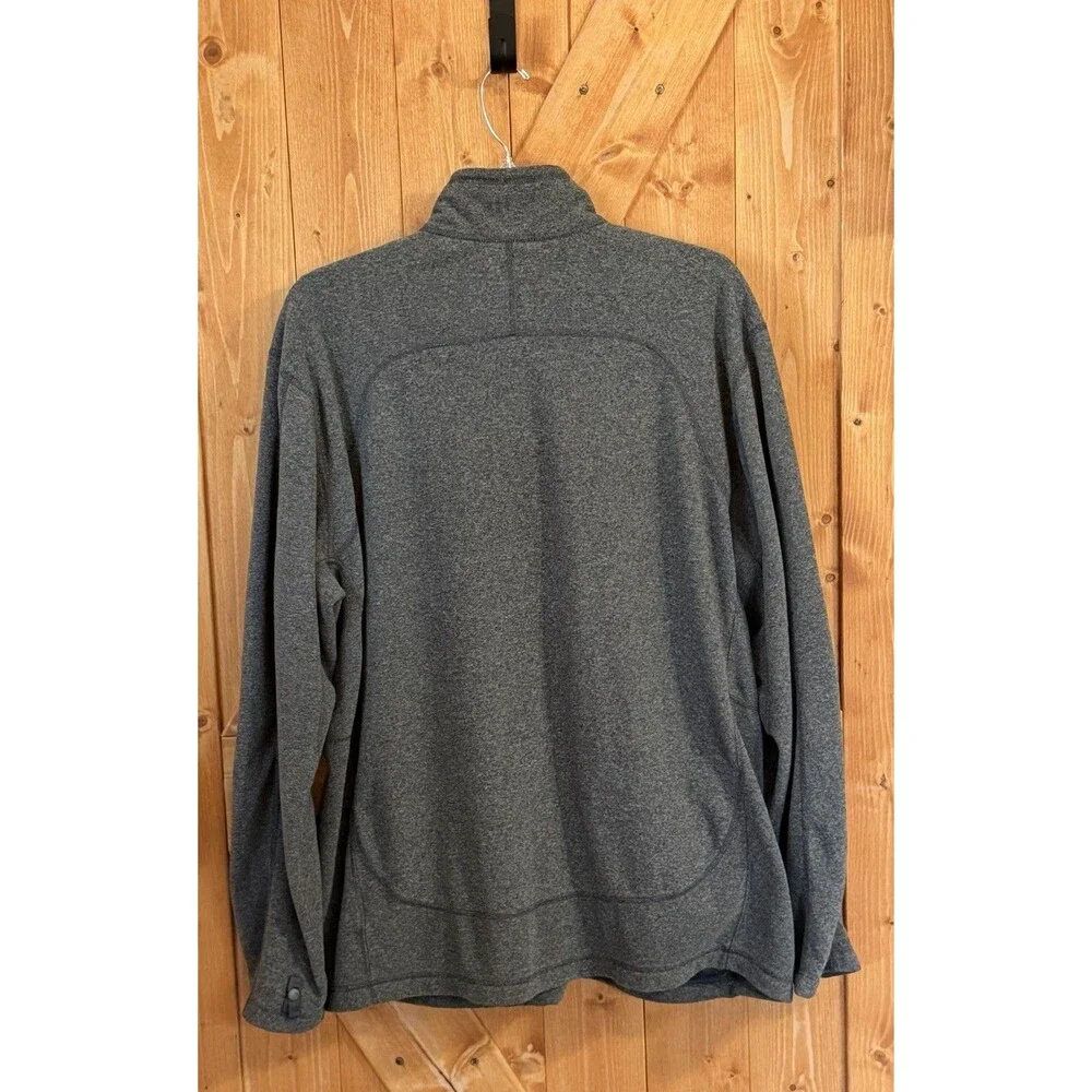 The North Face Polartec Classic Fleece Jacket Mens XL Gray Full Zip Outdoor